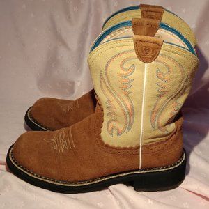 Ariat Boots Tan suede size 8.5B